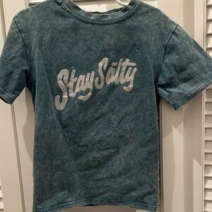 Stay Salty Kids Blue T-Shirt